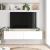 Comoda TV Lapinlahti 29,5x140x31,5cm stejar rustic alb cu 2 usi [en.casa] HausGarden Leisure