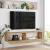 Comoda TV Lapinlahti 29,5x140x31,5cm pal stejar rustic [en.casa] HausGarden Leisure