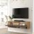 Comoda TV cu 2 usi  Laitila 29,5x100x31,5cm stejar rustic/antracit [en.casa] HausGarden Leisure