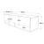 Comoda TV cu 2 usi  Laitila 29,5x100x31,5cm stejar rustic/antracit [en.casa] HausGarden Leisure