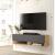 Comoda TV cu 2 usi  Laitila 29,5x100x31,5cm stejar rustic/antracit [en.casa] HausGarden Leisure