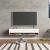 Comoda TV cu 2 usi  Laitila 29,5x140x31,5cm stejar rustic/alb [en.casa] HausGarden Leisure