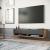 Comoda TV cu 2 usi  Laitila 29,5x140x31,5cm stejar rustic/antracit [en.casa] HausGarden Leisure