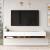 Comoda TV cu 2 usi  Laitila 29,5x180x31,5cm stejar rustic/alb [en.casa] HausGarden Leisure