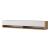 Comoda TV cu 2 usi  Laitila 29,5x180x31,5cm stejar rustic/alb [en.casa] HausGarden Leisure