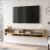 Comoda TV cu 2 usi  Laitila 29,5x180x31,5cm stejar rustic [en.casa] HausGarden Leisure
