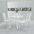 Masa bucatarie Livoli alb 4 persoane [en.casa] HausGarden Leisure