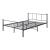 Rama metalica pat Duna 200 x 140 cm negru [en.casa] HausGarden Leisure
