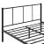 Rama metalica pat Duna 200 x 120 cm negru [en.casa] HausGarden Leisure