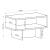 Couchtisch Mjölby 36.4x80x45 cm Weiß  [en.casa] HausGarden Leisure