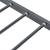 [en.casa]® Pat rama metalica Laos W120, 209,5 x 121,5 x 81,5 cm, otel, gri mat, single HausGarden Leisure