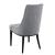 [en.casa]® Scaun bucatarie Chester HG, 100 x 53 x 60 cm, poliestre/metal, gri deschis/negru HausGarden Leisure