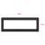 [en.casa]® Set 2 bucati picioare mobilier ACTL-3803, 50 x 20 cm, otel sinterizat, negru mat, 50 Kg, montabile pe perete, cu accesorii montare HausGarden Leisure