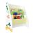 Raft copii Fisterra 74x62x29cm motiv dinosaur verde/galben [en.casa] HausGarden Leisure