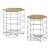Set 2 cosuri metalice masuri diferite Horsholm [en.casa] HausGarden Leisure