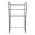 Raft baie deasupra masinii de spalat Nordborg 161x69x24,5cm metal negru [en.casa] HausGarden Leisure