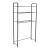 Raft baie deasupra masinii de spalat Nordborg 161x69x24,5cm metal negru [en.casa] HausGarden Leisure