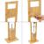 Set suport hartie igienica si perie WC Vasteras bambus  [en.casa] HausGarden Leisure