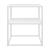 Masuta Raahe 50x45x40cm otel alb [en.casa] HausGarden Leisure