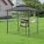 Pavilion pentru gratar BBQ Parga 250 x 241 x 151 cm gri inchis [en.casa] HausGarden Leisure