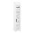 [en.casa]® Dulap baie Leoban W, 80 x 15 x 15 cm, WPC/alb cu suport pentru hartie WC HausGarden Leisure