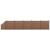 [neu.holz] Set Olimp gard WPC 5 panouri patrate si 1 panou inclinat AAWP-9905, 183 x 973 cm, lemn/plastic, maro HausGarden Leisure