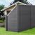 [neu.holz] Set Olimp gard WPC 5 panouri patrate si 1 panou inclinat AAWP-9905, 183 x 973 cm, lemn/plastic, gri HausGarden Leisure