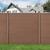 [neu.holz] Gard AAWP-9904, 183 x 879 cm, lemn/plastic, maro HausGarden Leisure