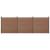 [neu.holz] Gard AAWP-9902, 183 x 531 cm, lemn/plastic, maro HausGarden Leisure