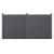 [neu.holz] Gard AAWP-9901, 183 x 357 cm, lemn/plastic, gri HausGarden Leisure