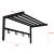 Cuier de perete Tolga 32,5x69x34cm metal negru [en.casa] HausGarden Leisure