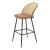 [en.casa] Set 2 bucati scaune bar, en.casa, Gausdal, 102 x 44 x 63 cm, piele sintetica, ratan, metal, cu suprafata sezut capitonata HausGarden Leisure