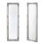 Oglinda de perete Livorno W, en.casa, 132 x 42 x 3,5 cm, lemn, argintiu HausGarden Leisure