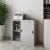 Dulap birou, en.casa, Rieti, 90 x 40 x 90 cm, otel, gri deschis, cu 2 usi culisante HausGarden Leisure