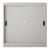 Dulap birou, en.casa, Rieti, 90 x 40 x 90 cm, otel, gri deschis, cu 2 usi culisante HausGarden Leisure