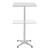 Masa bistro bar patrata Jarpen 115 cm argintiu cu blat pliabil [en.casa] HausGarden Leisure