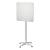 Masa bistro bar patrata Jarpen 115 cm argintiu cu blat pliabil [en.casa] HausGarden Leisure