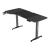 Birou inaltime reglabila Oxnard 160x60x118 cm negru aspect fibra carbon [pro.tec] HausGarden Leisure