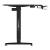 Birou inaltime reglabila Oxnard 160x60x118 cm negru aspect fibra carbon [pro.tec] HausGarden Leisure