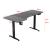 Birou inaltime reglabila Oxnard 160x60x118 cm negru aspect fibra carbon [pro.tec] HausGarden Leisure