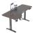 Birou inaltime reglabila Oxnard 160x60x118 cm efect lemn nuc/negru [pro.tec] HausGarden Leisure