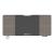 Birou inaltime reglabila Salinas 140 x 60 x 73-118 cm efect lemn nuc/negru [pro.tec] HausGarden Leisure