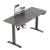 Birou inaltime reglabila Salinas 140 x 60 x 73-118 cm efect lemn nuc/negru [pro.tec] HausGarden Leisure