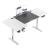 Birou inaltime reglabila Oxnard 160x60x118 cm alb/negru [pro.tec] HausGarden Leisure