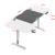 Birou inaltime reglabila Oxnard 160x60x118 cm alb/negru [pro.tec] HausGarden Leisure