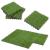 Placi iarba artificiala pentru terasa ACWP-6403 HDPE verde 11 buc [en.casa] HausGarden Leisure