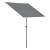Umbrela soare rotativa la 360° Carsoli gri [pro.tec] HausGarden Leisure