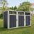 Masca pubela gunoi Tarbek 121 x 219 x 82 cm pentru 3 pubele de 240 litri [pro.tec] HausGarden Leisure