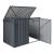 Masca pubela gunoi Grebin 173 x 101 cm otel gri inchis [en.casa] HausGarden Leisure