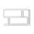 Birou Arendal W 76,5 x 120 x 50 cm alb cu rafturi [en.casa] HausGarden Leisure